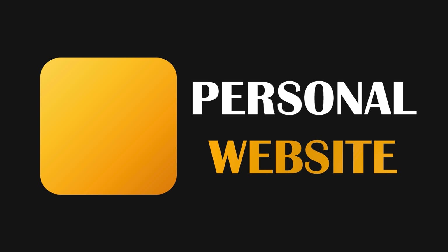 Personal Website preview